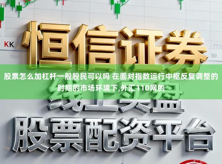 股票怎么加杠杆一般股民可以吗 在面对指数运行中枢反复调整的时期的市场环境下,外汇110网的
