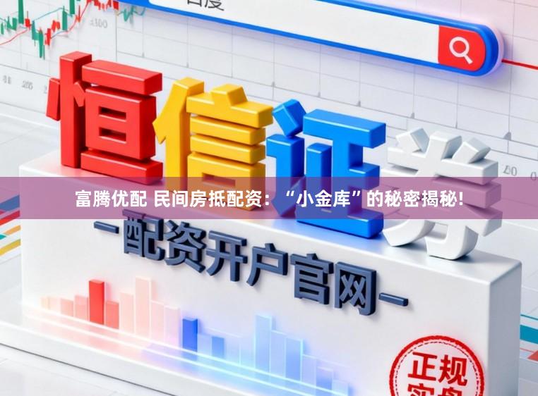 富腾优配 民间房抵配资：“小金库”的秘密揭秘!