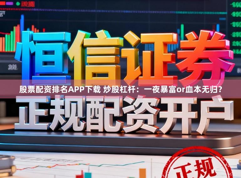 股票配资排名APP下载 炒股杠杆：一夜暴富or血本无归？